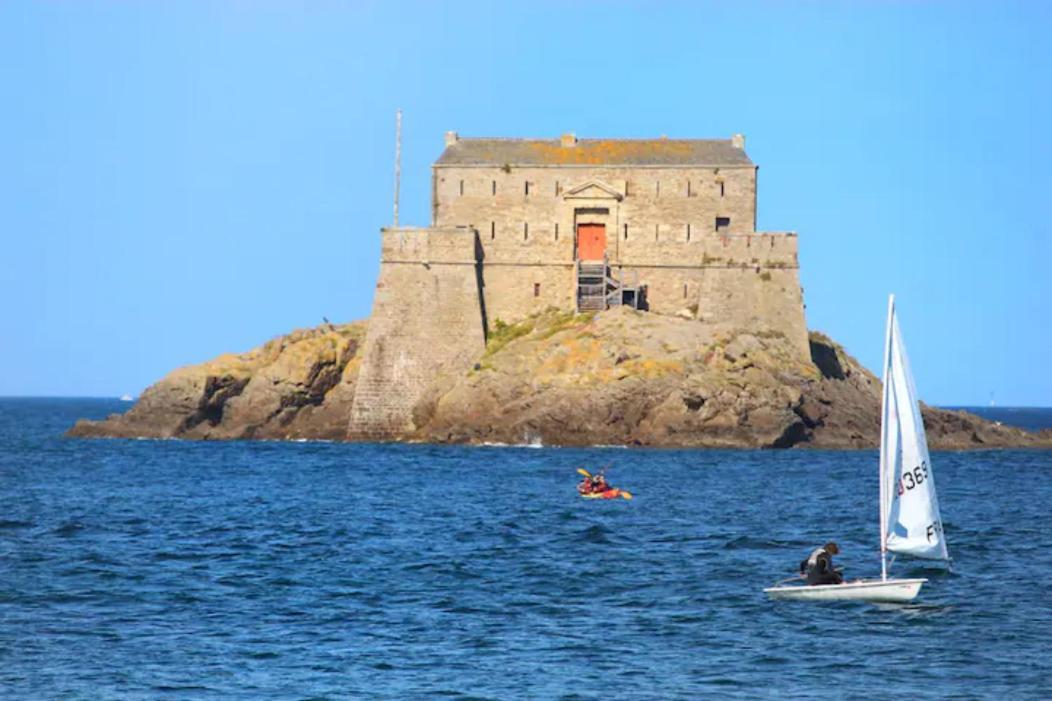 Les Letruns - Appart - 3 Pers - Vue Sur La Mer Saint-Malo Buitenkant foto